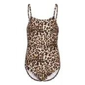 Nlfzidulu Swimsuit Baddräkt Badkläder Brun LMTD