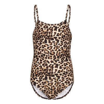 Nlfzidulu Swimsuit Baddräkt Badkläder Brun LMTD