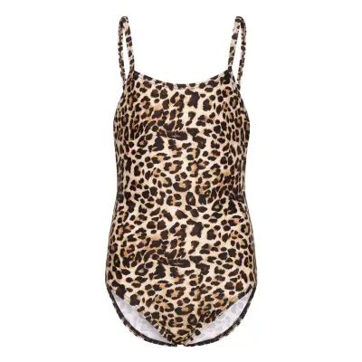 Nlfzidulu Swimsuit Baddräkt Badkläder Brun LMTD