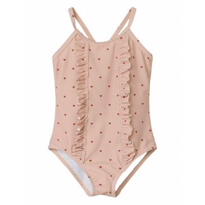 Lil'Atelier Nmfhelga Swimsuit Lil Rosa
