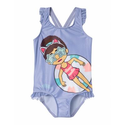 Name It Nmfmedina Gabby Swimsuit Bfu Blå