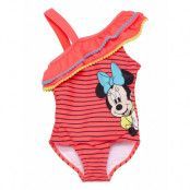 Nmfminnie Monja Swimsuit Wdi Baddräkt Badkläder Röd Name It