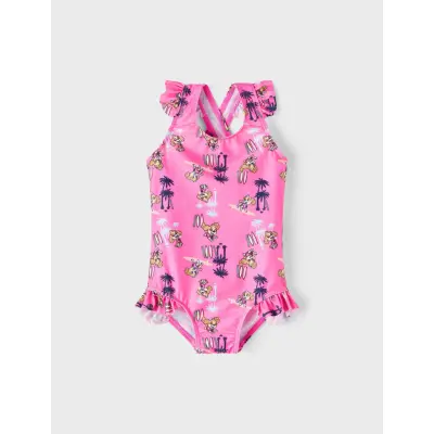 Nmfmisse Pawpatrol Swimsuit Cplg Baddräkt Badkläder Pink Name It