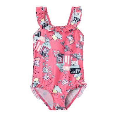 Name It Nmfmyri Peppapig Swimsuit Cplg Rosa