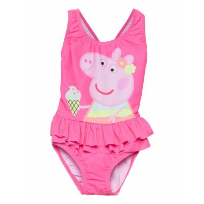 Nmfpeppapig Mastina Swimsuit Pep Baddräkt Badkläder Rosa Name It
