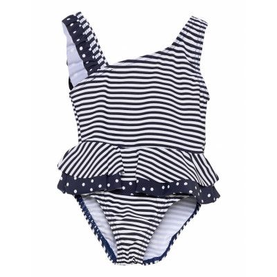 Nmfzanana Swimsuit Baddräkt Badkläder Blå Name It