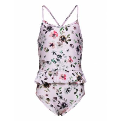 Nmfzanna Swimsuit Baddräkt Badkläder Rosa Name It