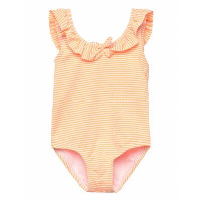 Nmfziline Swimsuit Box Baddräkt Badkläder Orange Name It