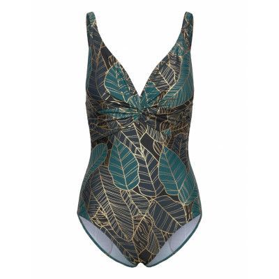 Missya Nura Swimsuit Gold Grön