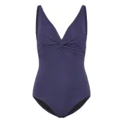 Missya Nura Swimsuit Jacquard Blå