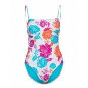 Oasis Floral Square Neck Maillot Baddräkt Badkläder Multi/mönstrad Seafolly