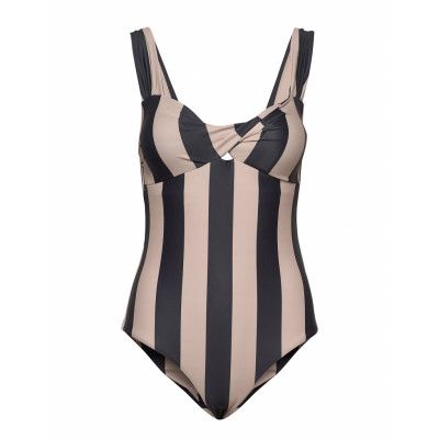 Obi Twist Swimsuit Baddräkt Badkläder Notes Du Nord