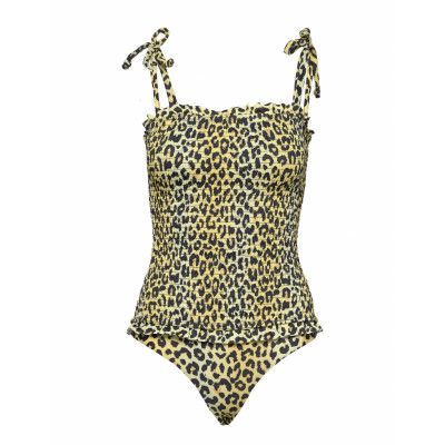 Ocean Smock Swimsuit Baddräkt Badkläder Gul Notes Du Nord