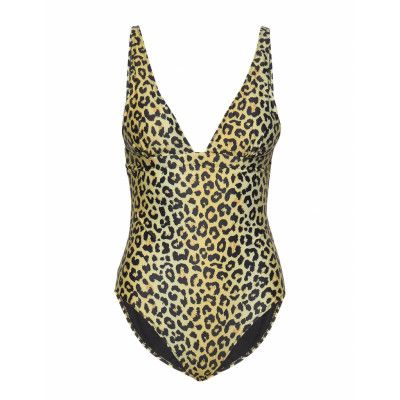 Ocean Swimsuit Baddräkt Badkläder Gul Notes Du Nord