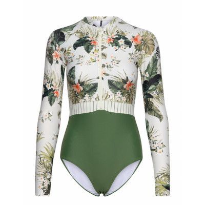 On The Coast Ls Surfsuit Baddräkt Badkläder Multi/mönstrad Rip Curl