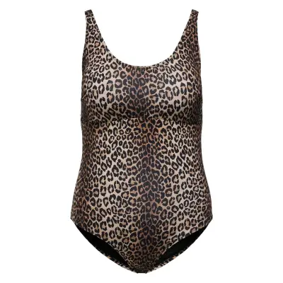 ONLY Carmakoma Careliza Swimsuit Beige