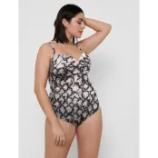 ONLY Carmakoma Carelly Swimsuit - Cream - 42