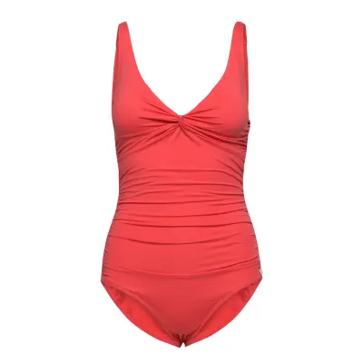 Panos Emporio Simi Solid Swimsuit Baddräkt Badkläder Orange Panos Emporio