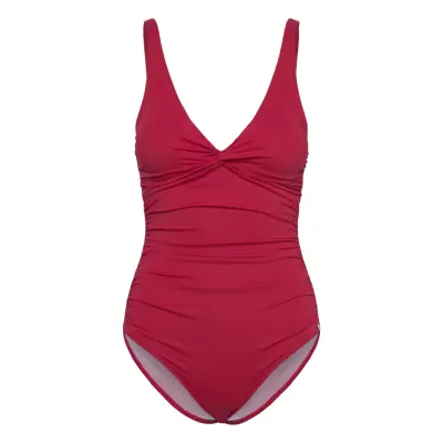 Panos Emporio Simi Solid Swimsuit Recycled Röd