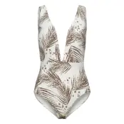 Panos Wilderness Firenze Swimsuit White 36 Baddräkt Badkläder Vit Panos Emporio