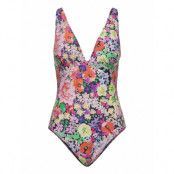 Paradise Swimsuit Baddräkt Badkläder Multi/mönstrad Notes Du Nord