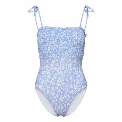 Pcveronica Smock Swimsuit Sww Baddräkt Badkläder Multi/mönstrad Pieces