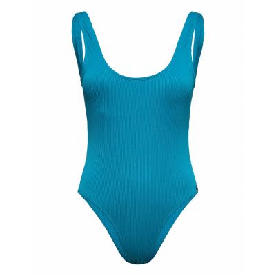 Pe Rib Sienna Swimsuit Baddräkt Badkläder Blue Panos Emporio
