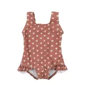 Petit Piao Swimsuit Butterfly Printed Rosa