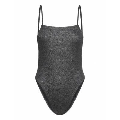 Calvin Klein Piece Square Neckline Svart