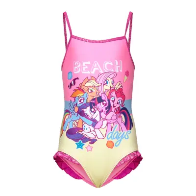 Swimsuit 1 Piece Baddräkt Badkläder Rosa My Little Pony