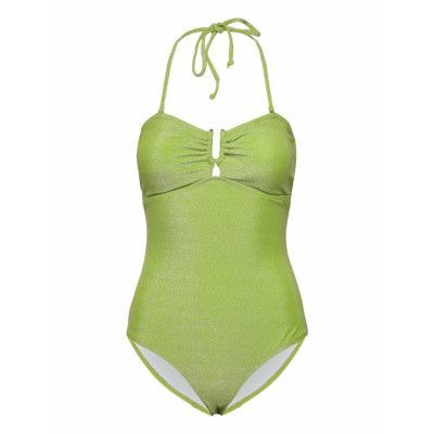 Pilinagz Swimsuit Baddräkt Badkläder Grön Gestuz