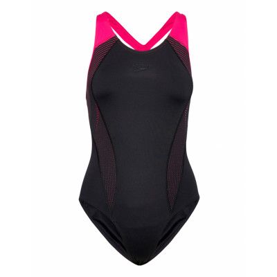 Speedo Speedo Fit Laneback Bla/Div 32 Svart