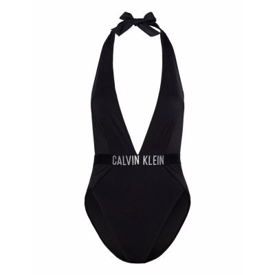 Plunge Piece-Rp Baddräkt Badkläder Svart Calvin Klein