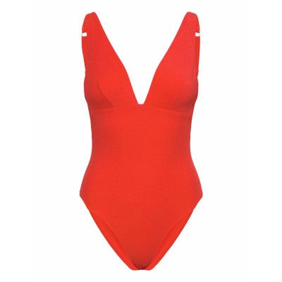 Understatement Underwear Plunge Swimsuit Orange