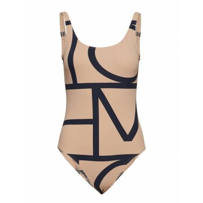 Positano Baddräkt Badkläder Beige Totême