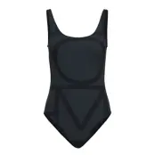 Positano Baddräkt Badkläder Svart Totême