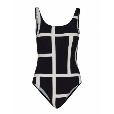 Positano Baddräkt Badkläder Svart Totême