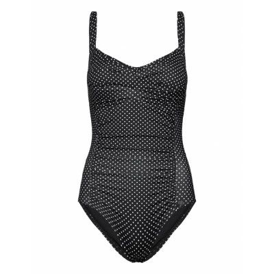Panos Emporio Potenza Solid Swimsuit Recycled Svart