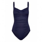 Panos Emporio Potenza Solid Swimsuit Marinblå