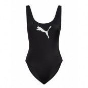 Puma Swim Women Swimsuit 1P *Villkorat Erbjudande Baddräkt Badkläder Svart Puma Swim