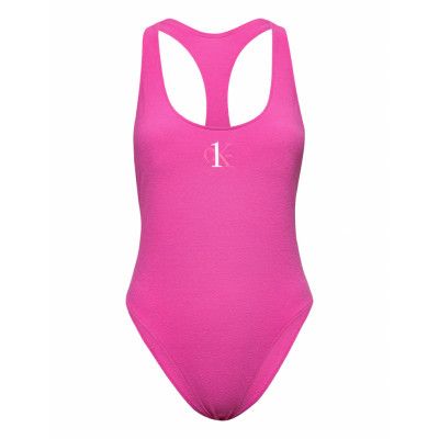 Racer Back Piece-Rp Baddräkt Badkläder Rosa Calvin Klein