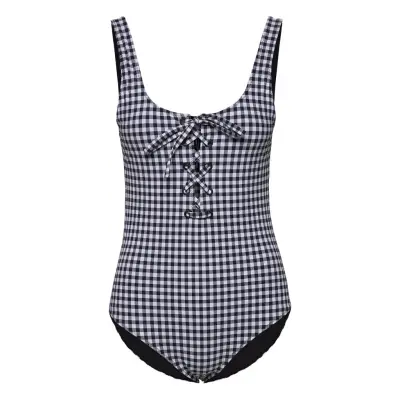 Recycled Matte Baddräkt Badkläder Svart Ganni