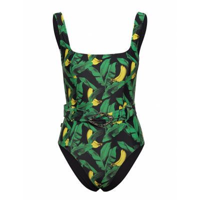 Recycled Printed Baddräkt Badkläder Multi/patterned Ganni