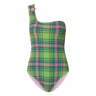 Ganni Recycled Seersucker Grön