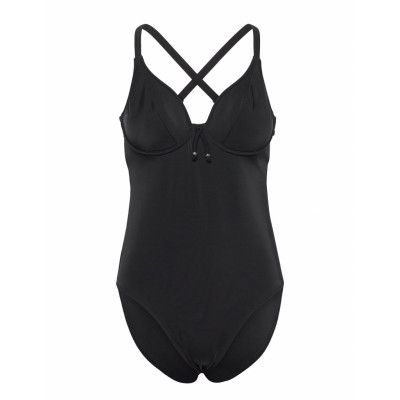 Remix Baddräkt Badkläder Svart Freya