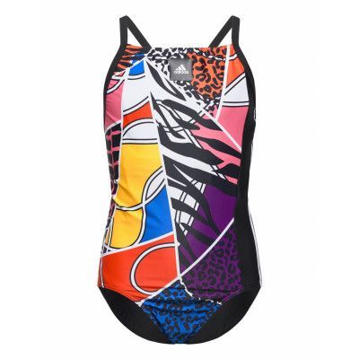 Rich Mnisi Girls Swimsuit Baddräkt Badkläder Multi/mönstrad Adidas Performance