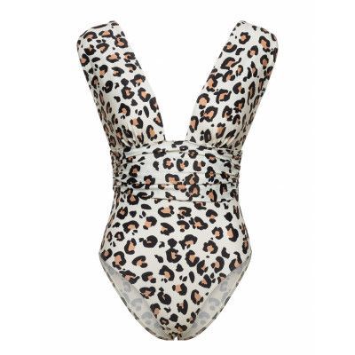 Rio Baddräkt Badkläder Beige Scampi