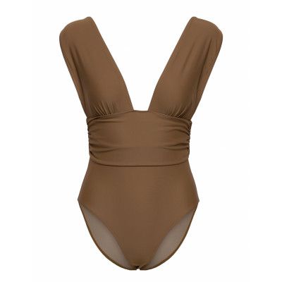 Rio Baddräkt Badkläder Brun Scampi