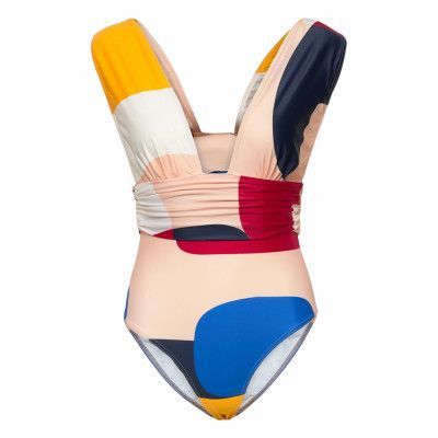 Rio Baddräkt Badkläder Multi/mönstrad Scampi