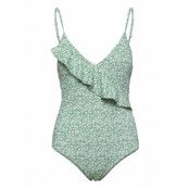 Riviera Swimsuit Baddräkt Badkläder Grön By Malina